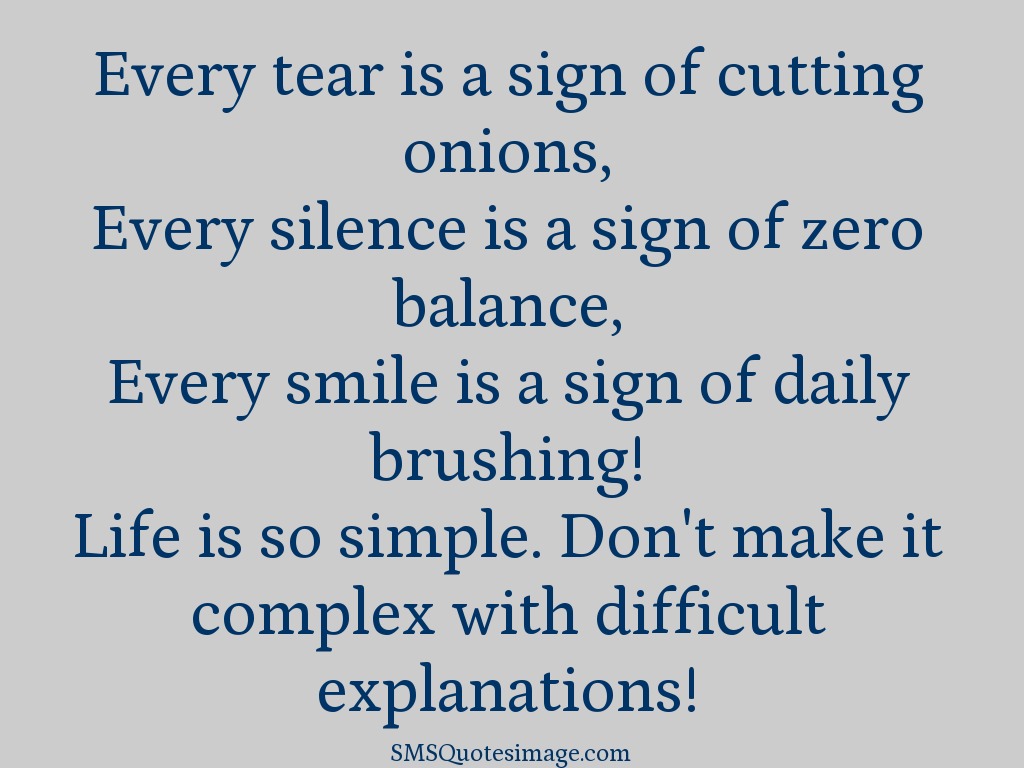 Funny Every tear is a sign of cutting