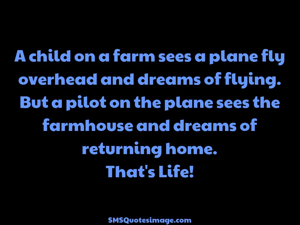 Life A child on a farm sees