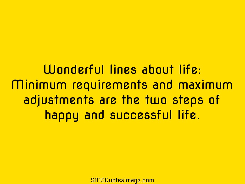 Life Two steps of happy and successful