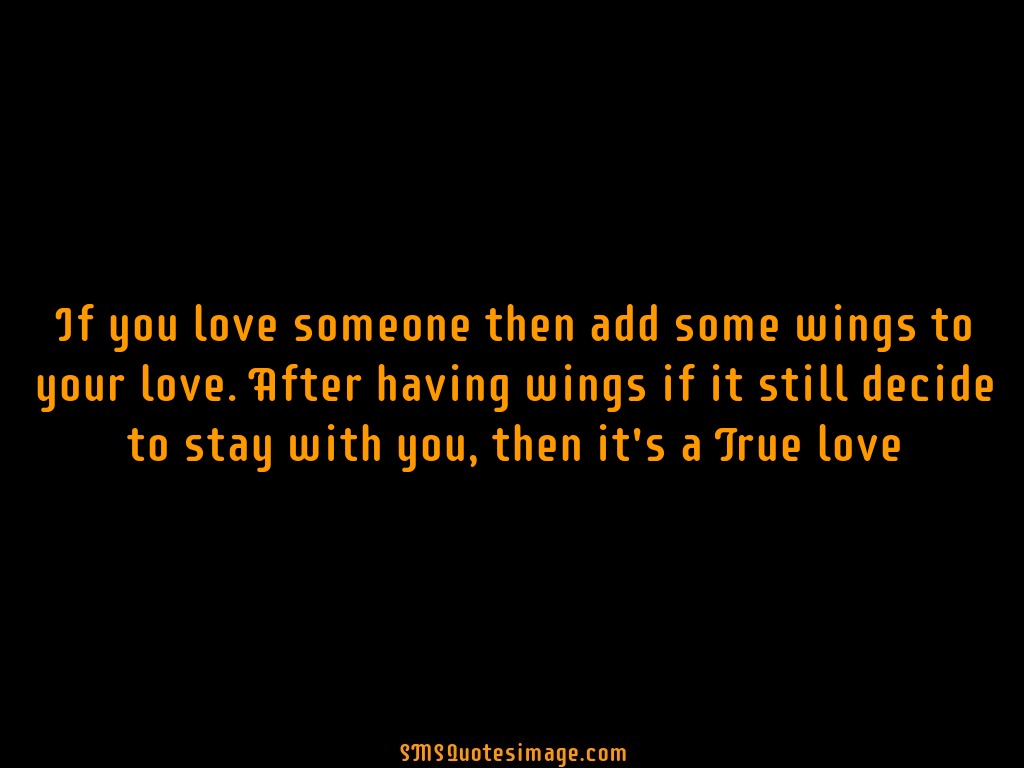 Love Add some wings to your love