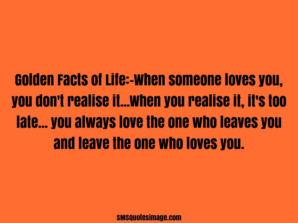 Love Golden Facts of Life