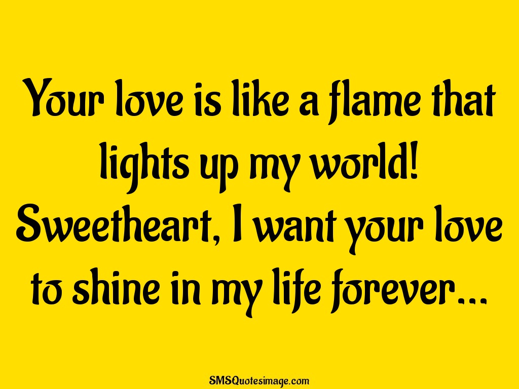 Love I want your love to shine