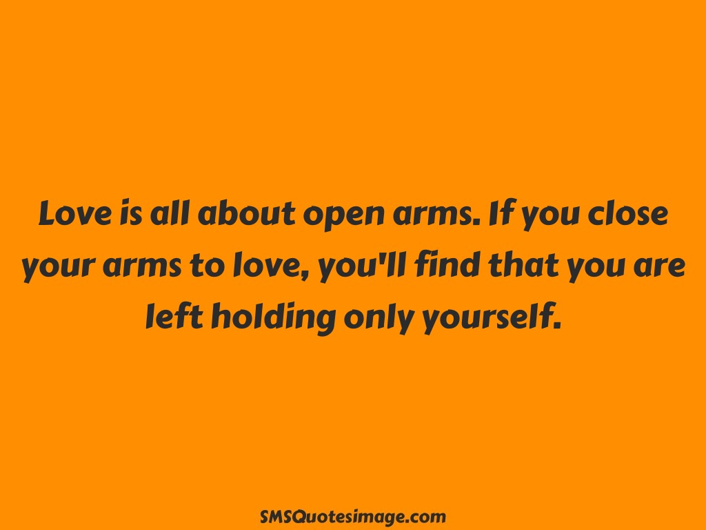 Love Love is all about open arms