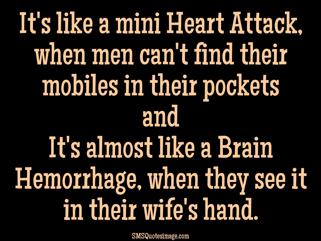 Marriage It's like a mini Heart Attack
