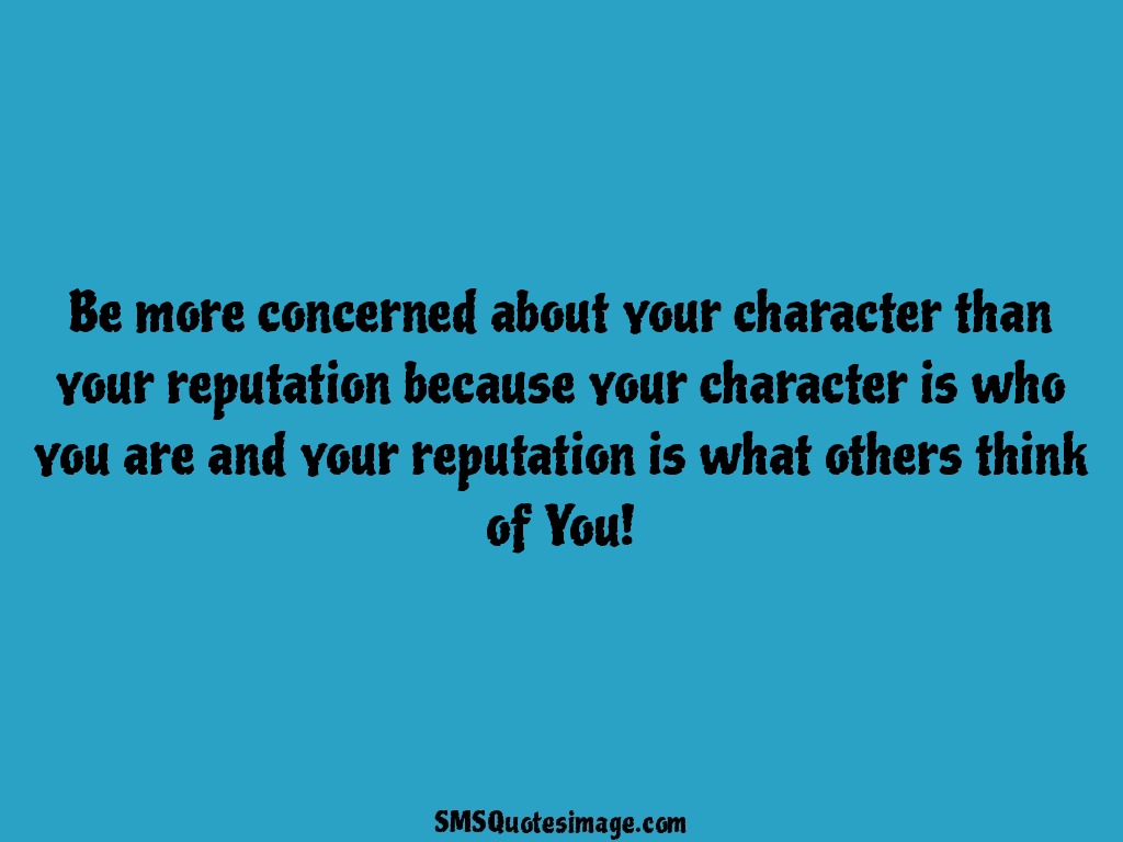Wise Character is who you are