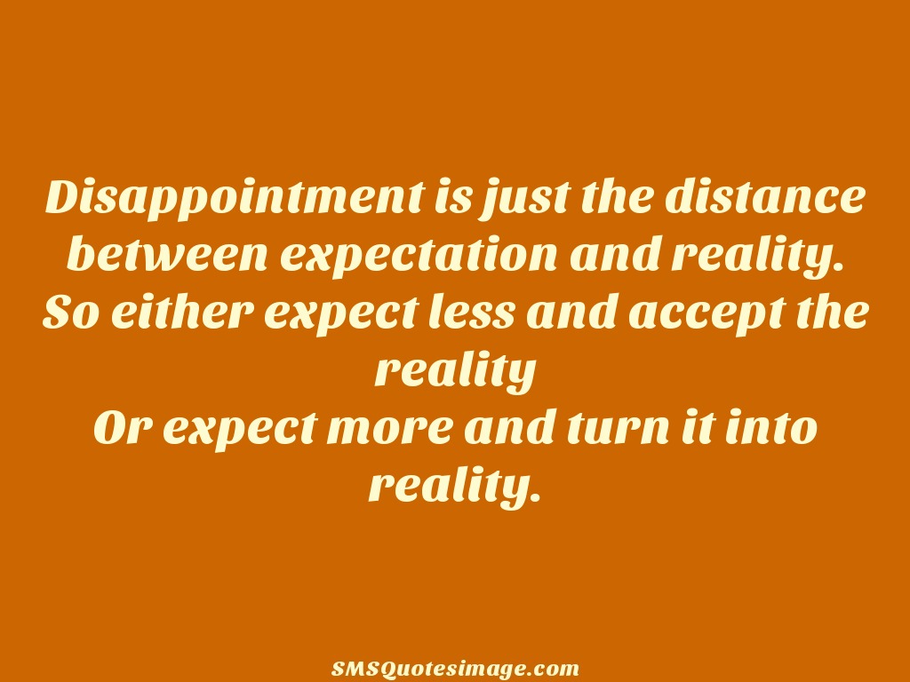 Wise Expect more and turn it into reality