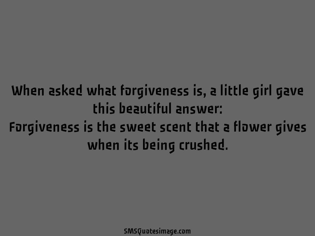 Wise What forgiveness is