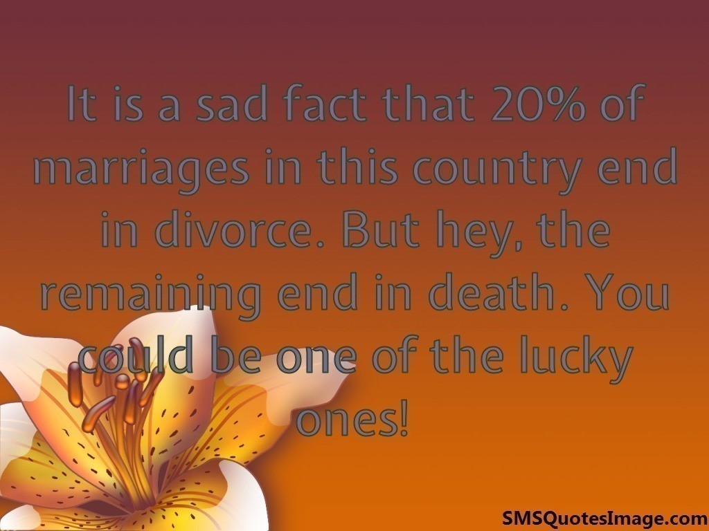 20% of marriages in this country