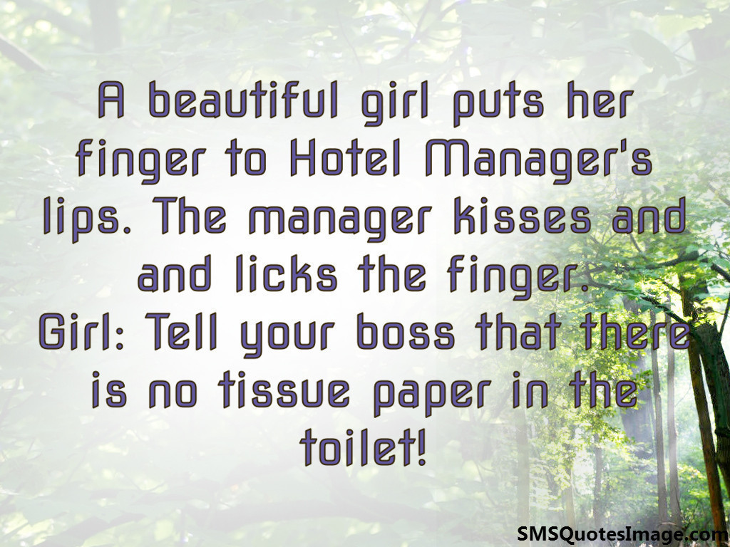 A beautiful girl puts her finger