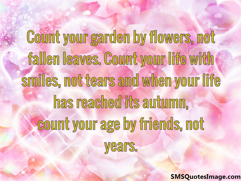 Count your age by friends