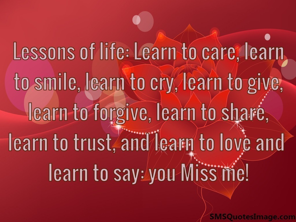 Lessons of life