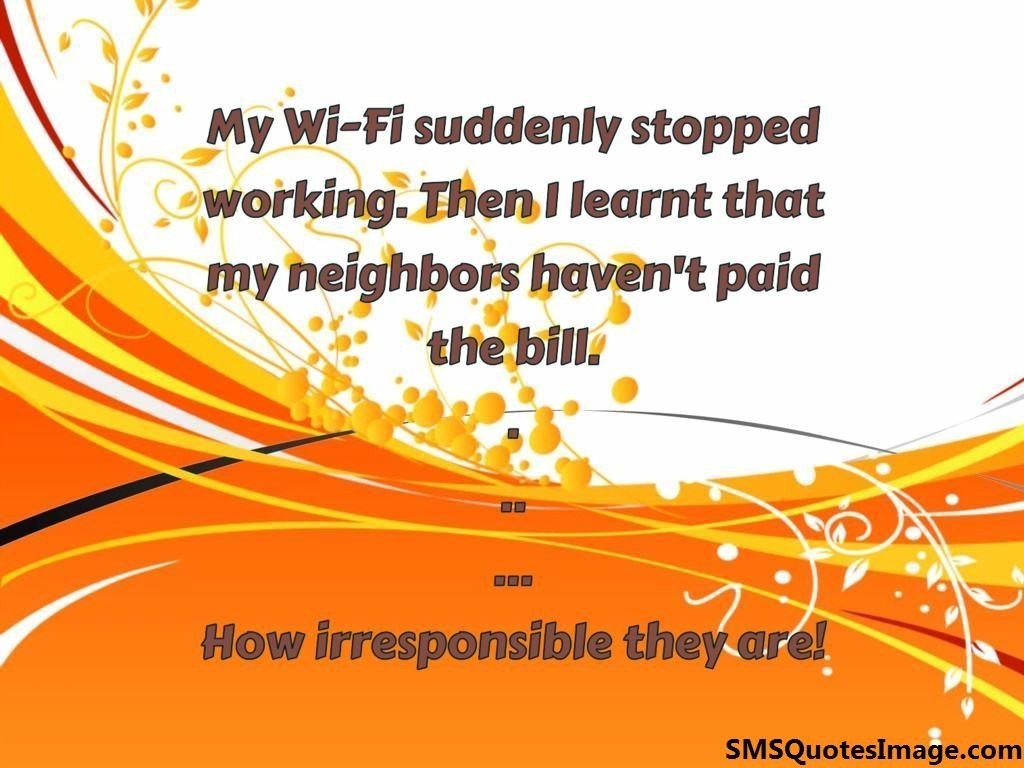 My Wi-Fi suddenly stopped