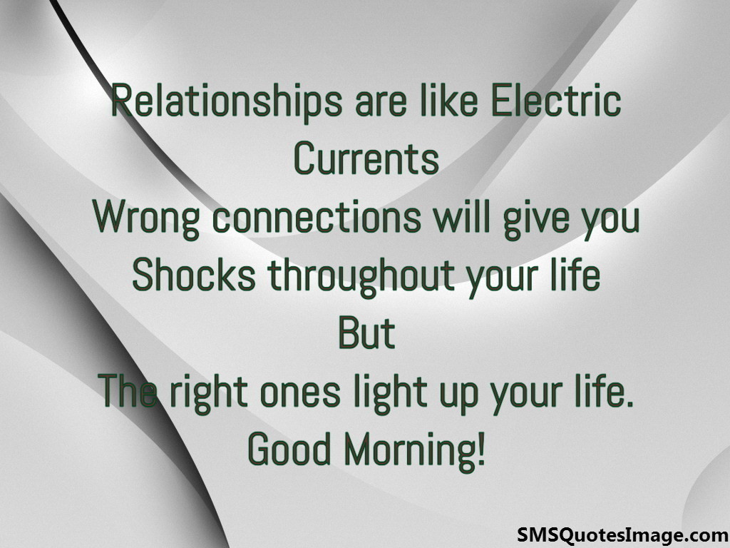 Relationships are like Electric
