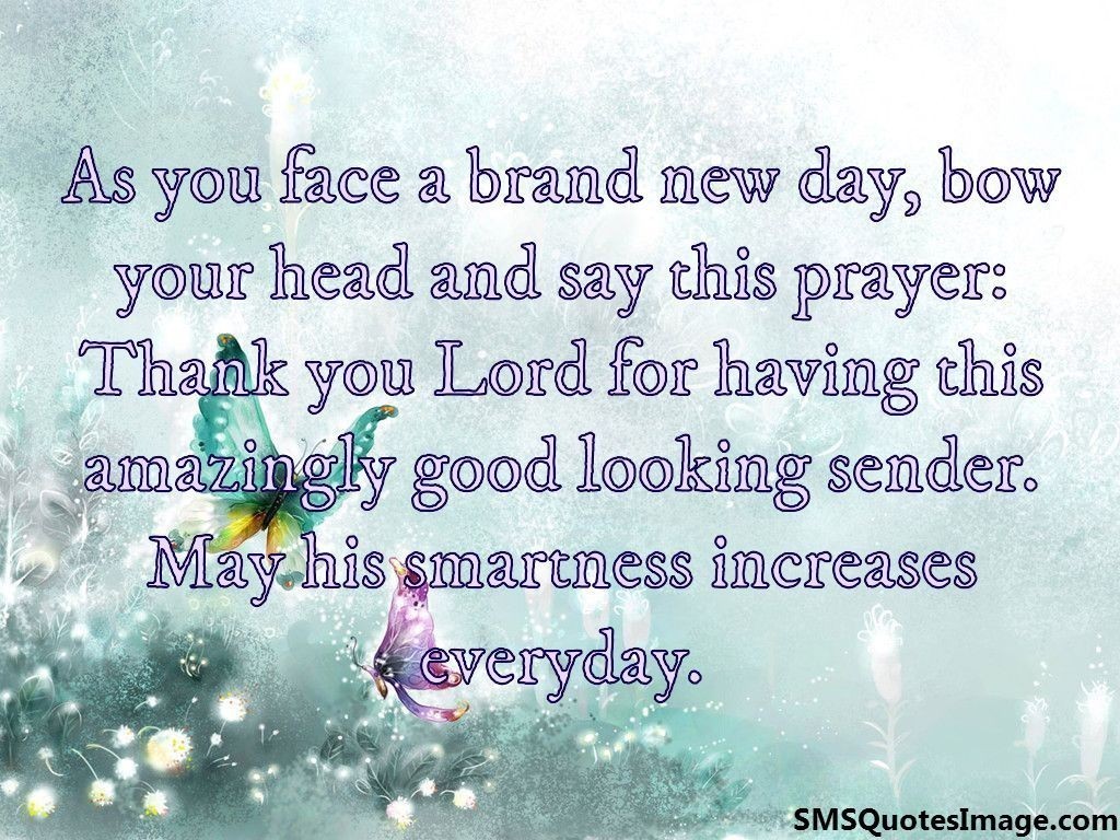 Thank you Lord for having - Funny - SMS Quotes Image