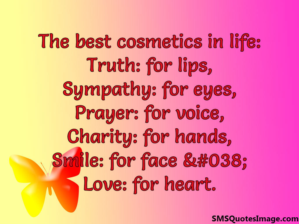The best cosmetics in life