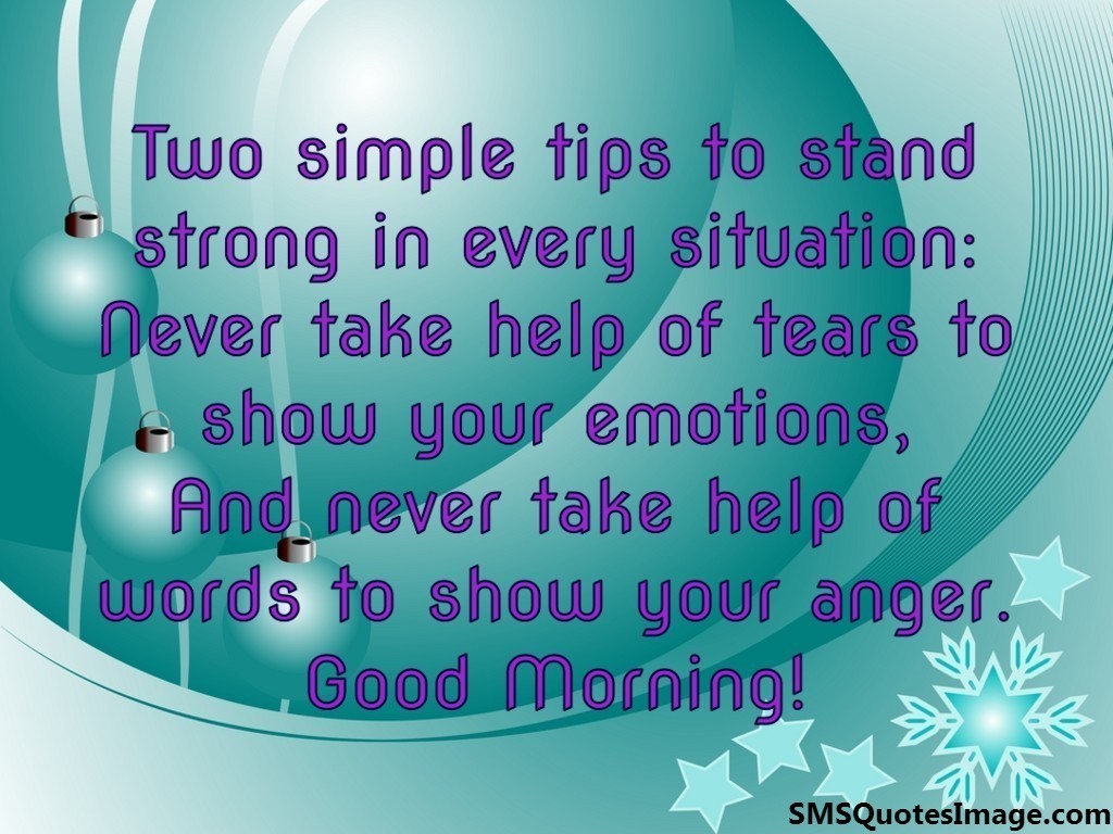 Two simple tips to stand strong