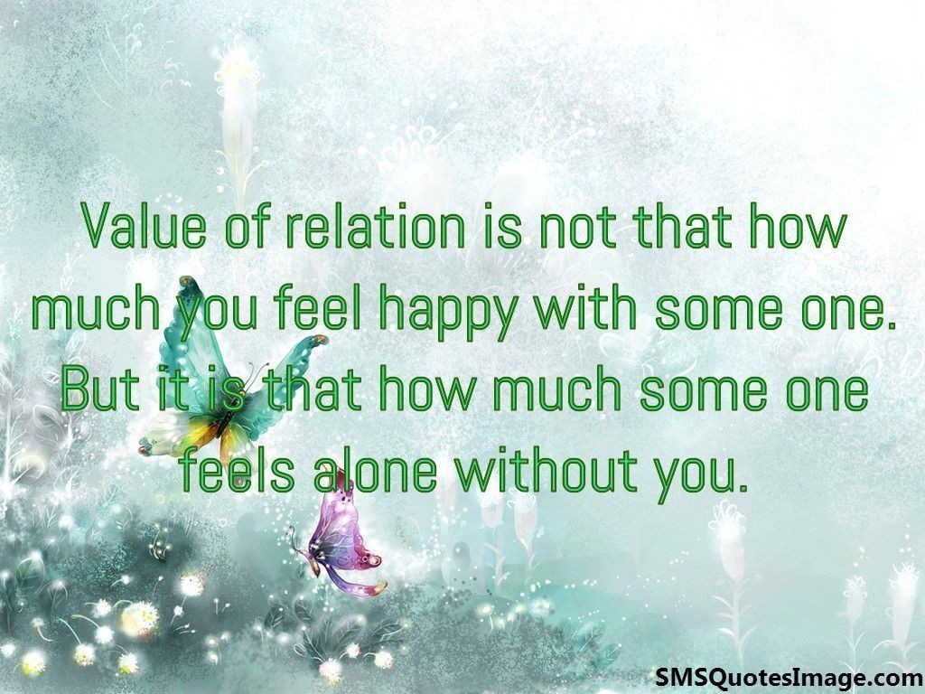 Value of relation is not that