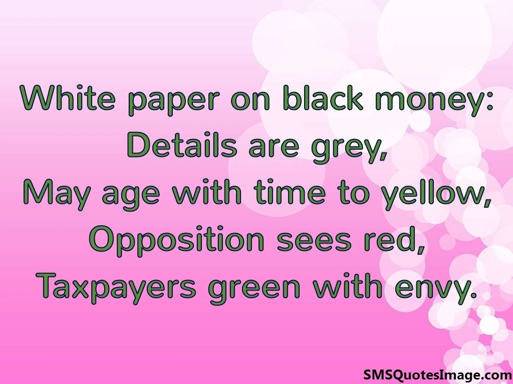 White paper on black money